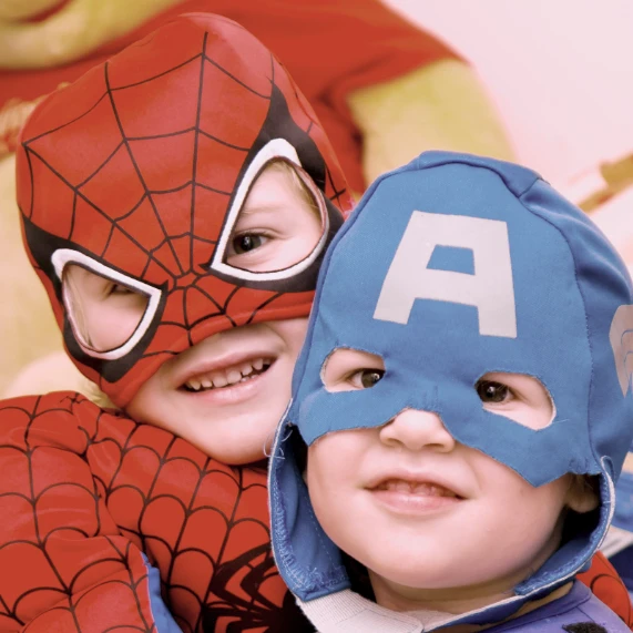 Kids dressed in costume