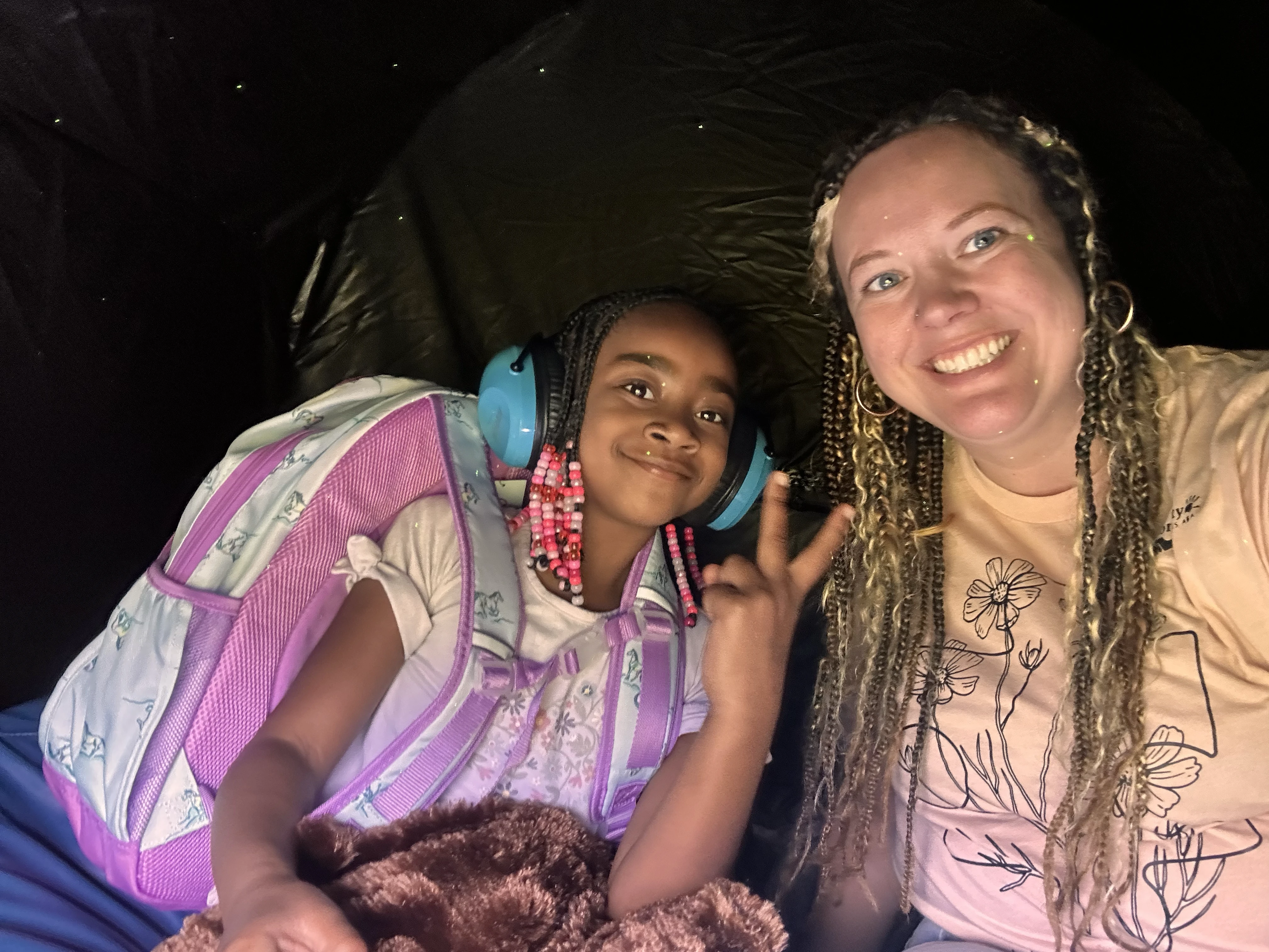 Amy Dodd with child